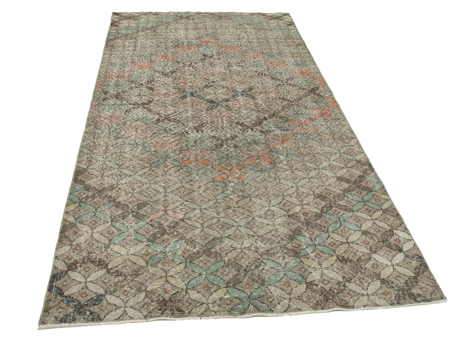 5 x 9 Brown Bohemian Rug  - 3182