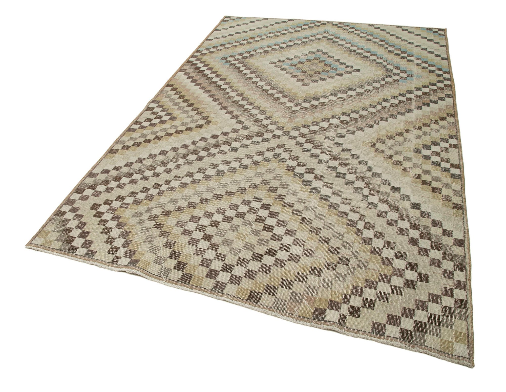 6 x 9 Beige Bohemian Rug  - 3184