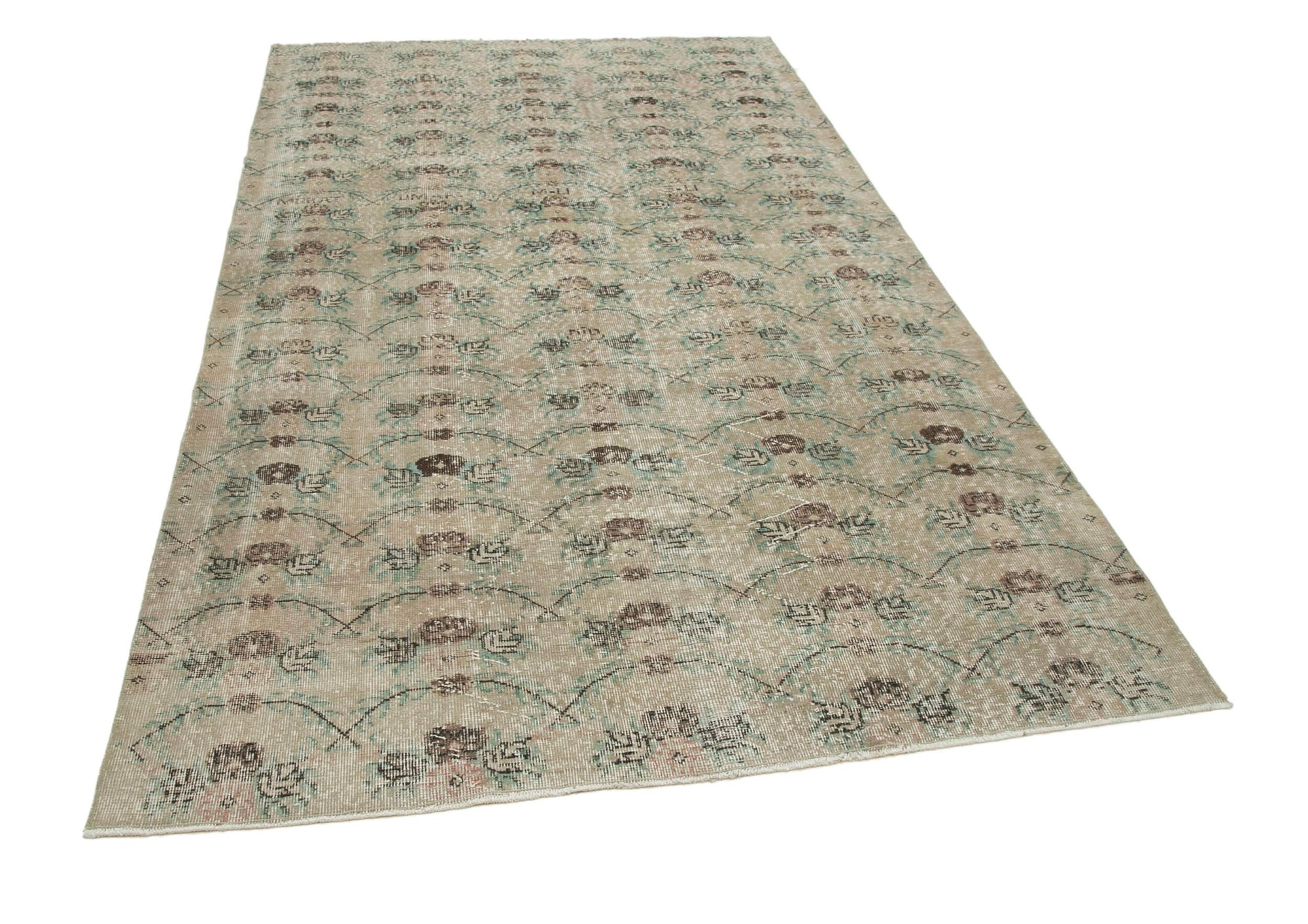 5 x 9 Beige Bohemian Rug  - 3186