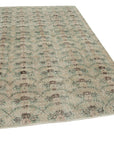 5 x 9 Beige Bohemian Rug  - 3186