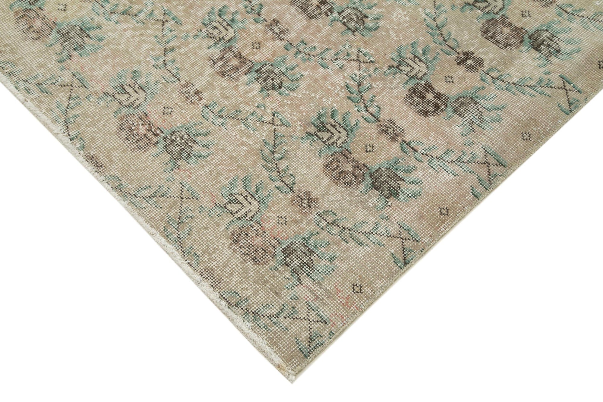 5 x 9 Beige Bohemian Rug  - 3186