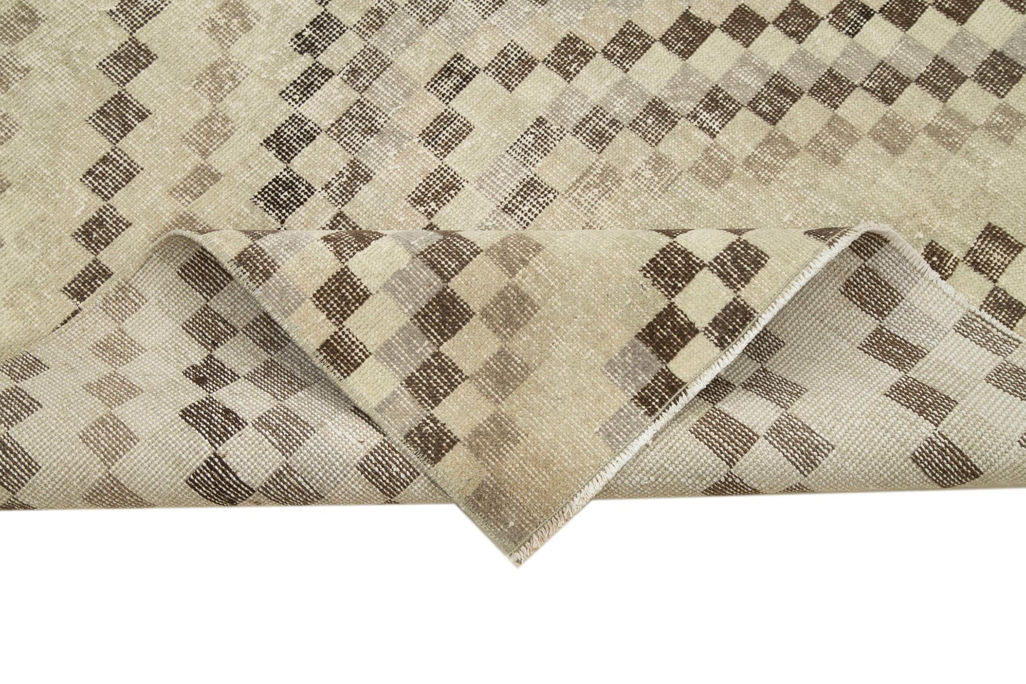 5 x 9 Beige Bohemian Rug  - 3188