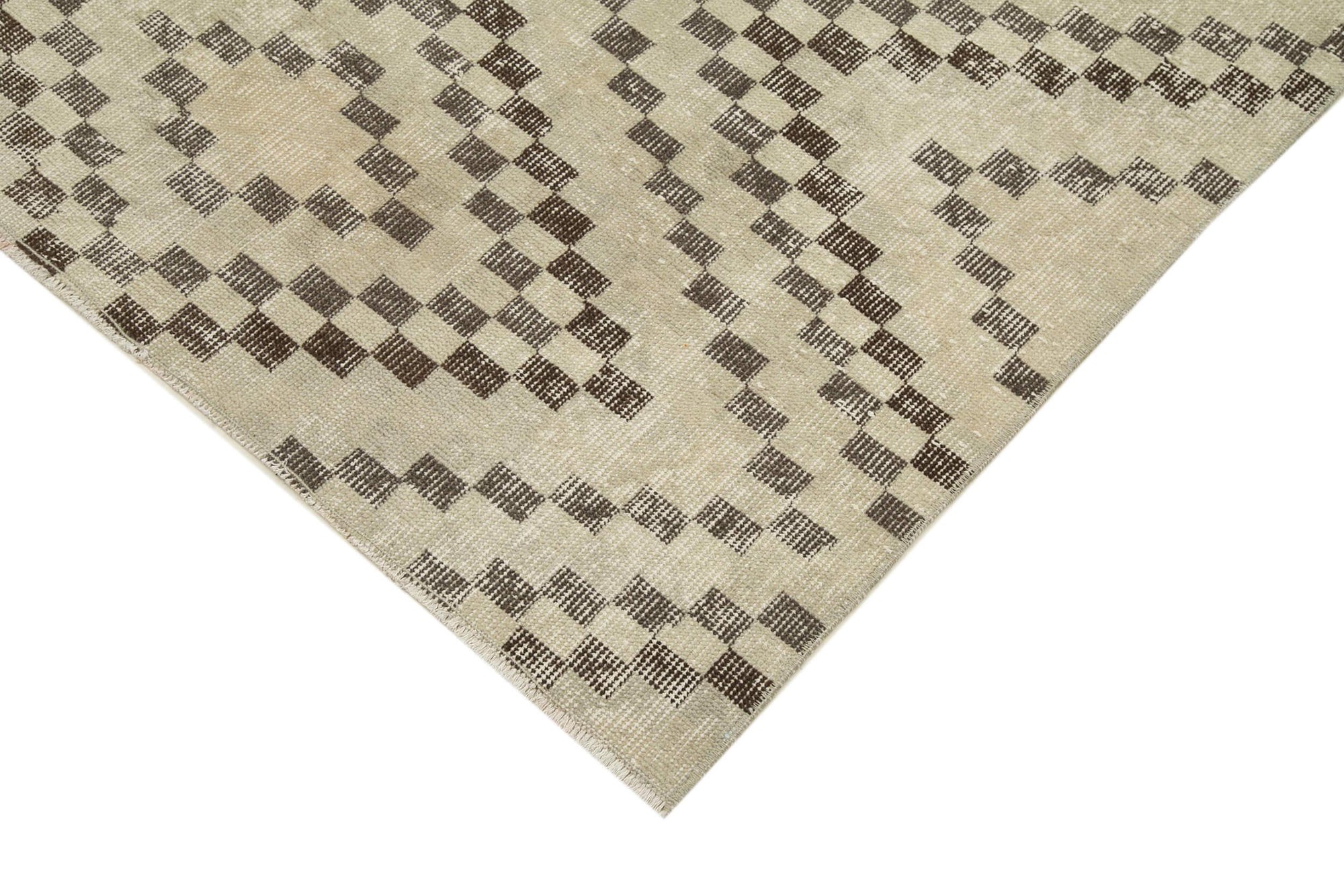 4 x 11 Beige Bohemian Runner Rug - 3190