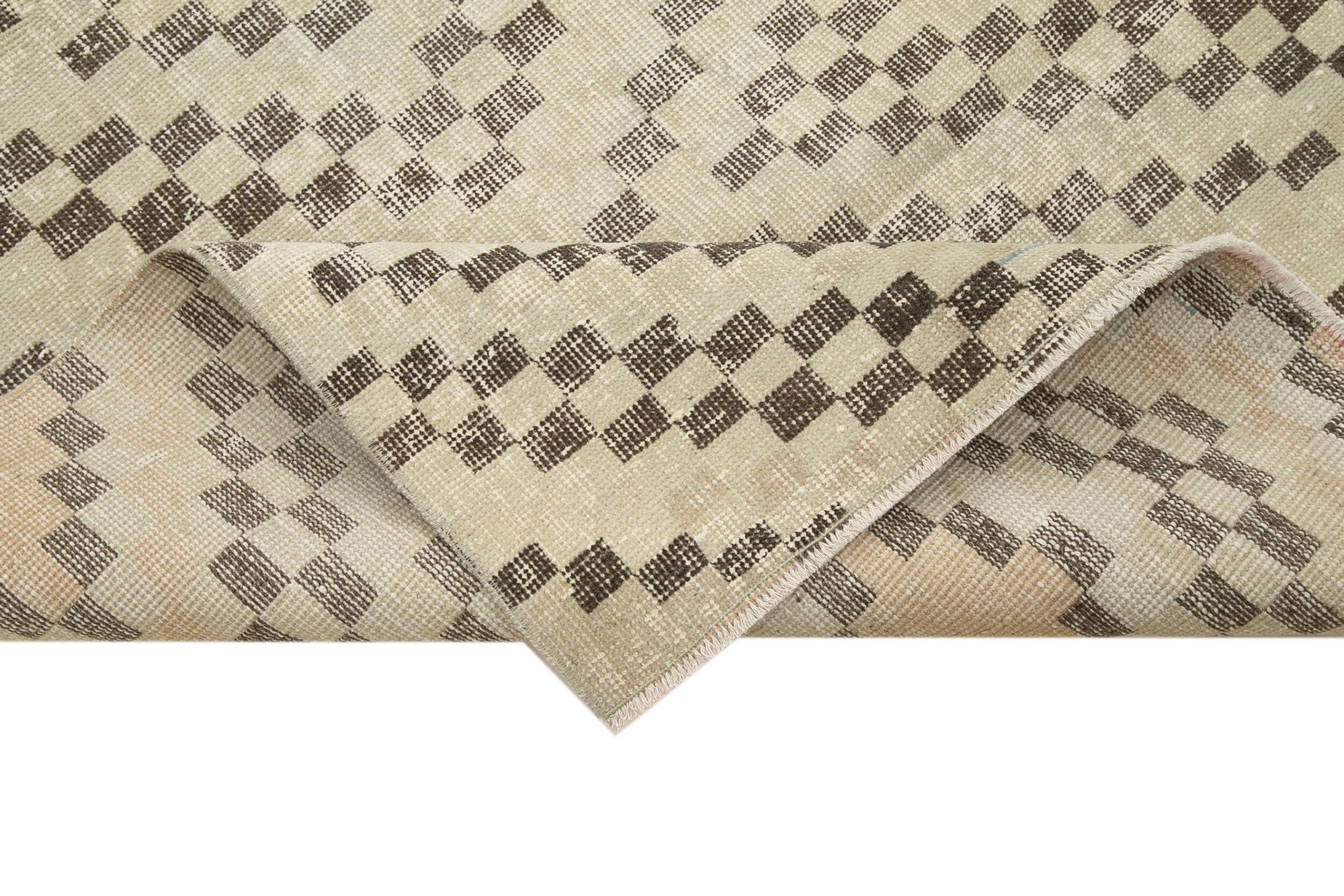 4 x 11 Beige Bohemian Runner Rug - 3190