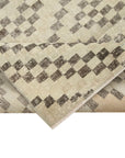 4 x 11 Beige Bohemian Runner Rug - 3190