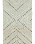 4 x 10 Beige Bohemian Runner Rug - 3191