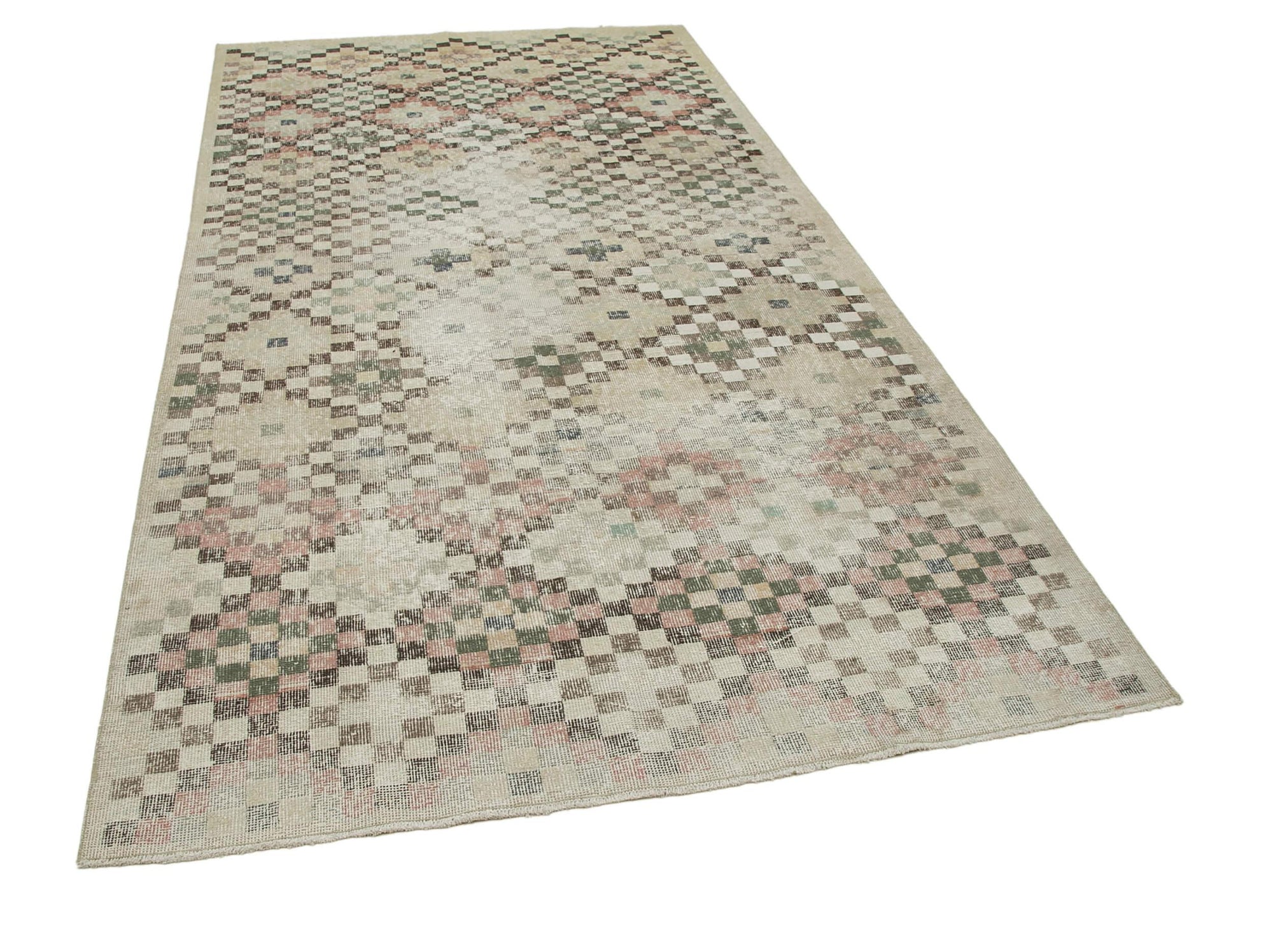 5 x 10 Beige Bohemian Rug  - 3213