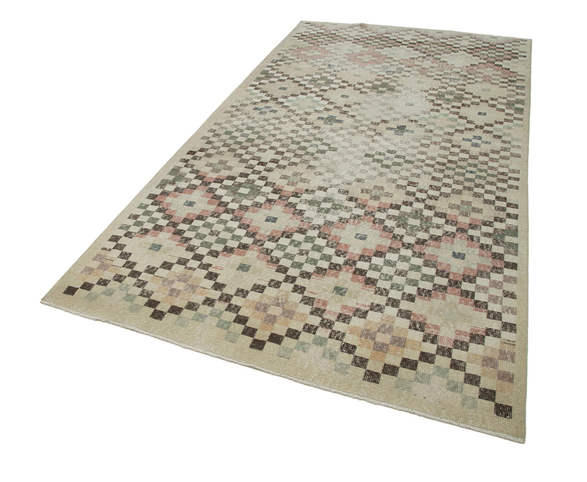 5 x 10 Beige Bohemian Rug  - 3213