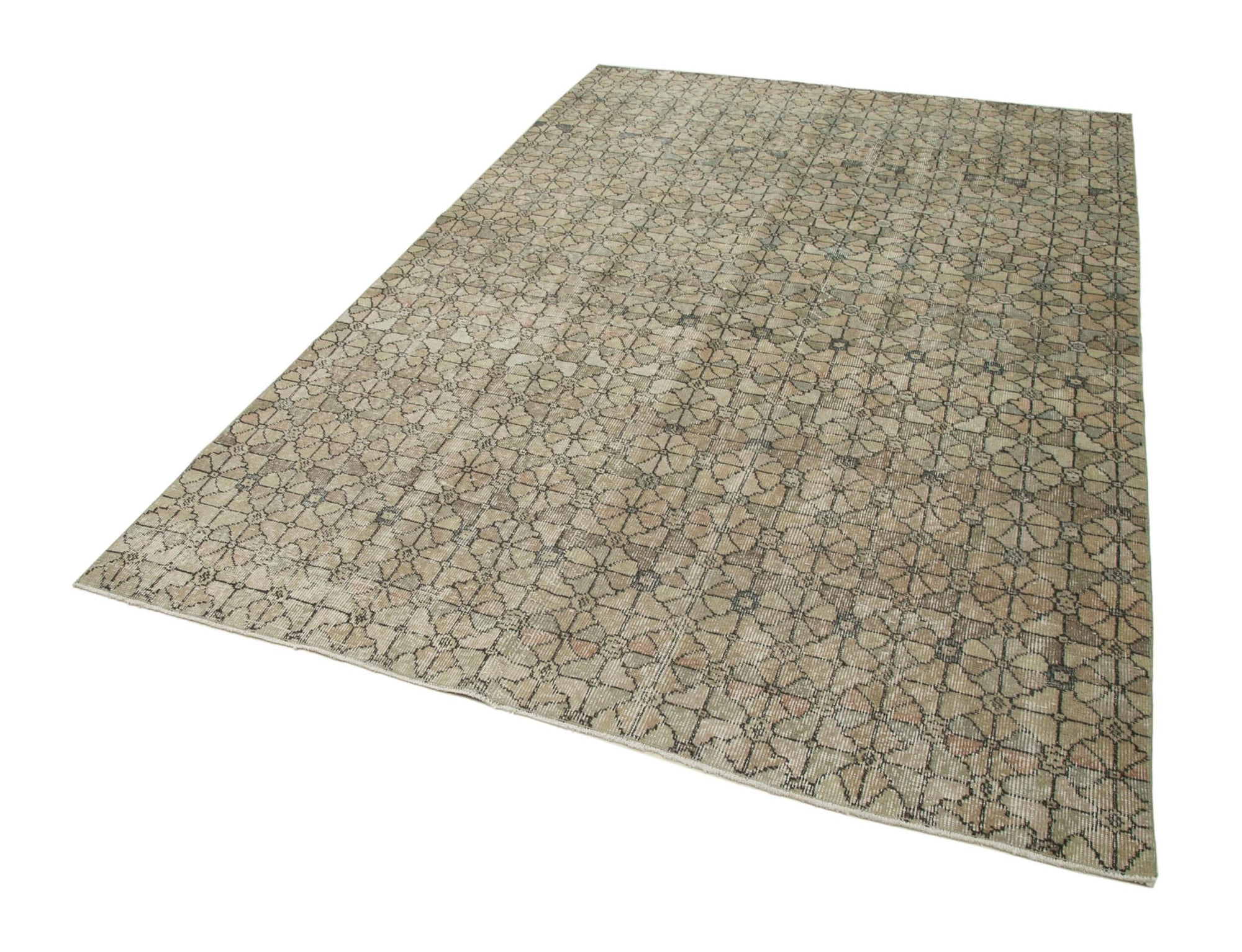 6 x 9 Brown Bohemian Rug  - 3214