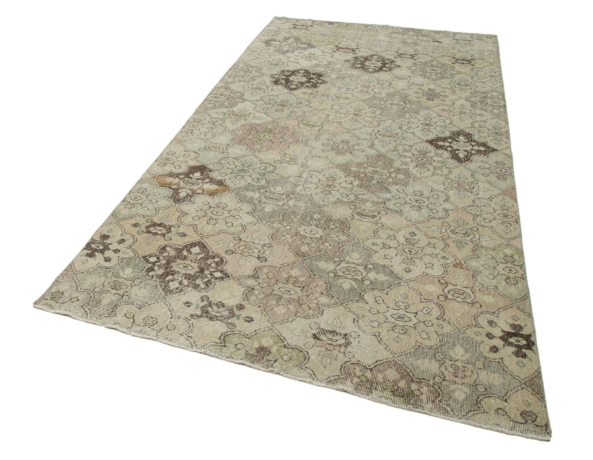 5 x 10 Beige Bohemian Rug  - 3215