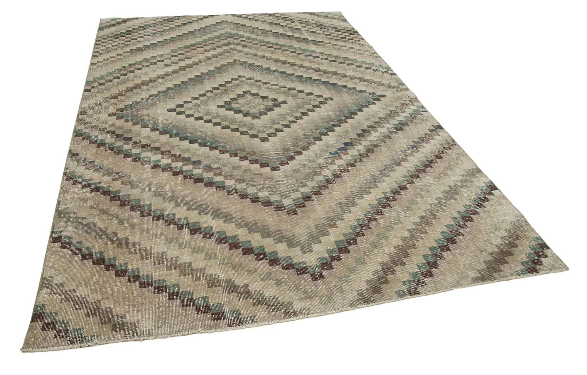 6 x 10 Brown Bohemian Rug  - 3220