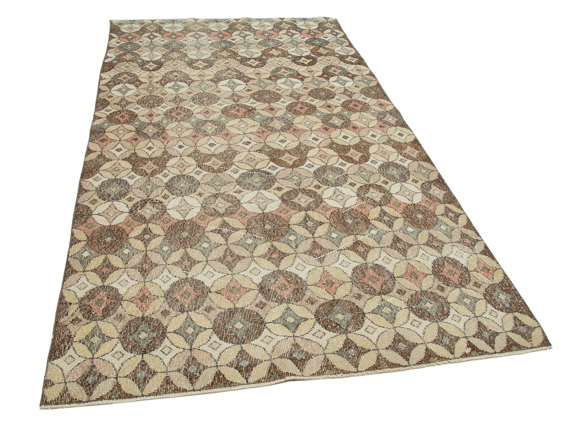 5 x 9 Brown Bohemian Rug  - 3222