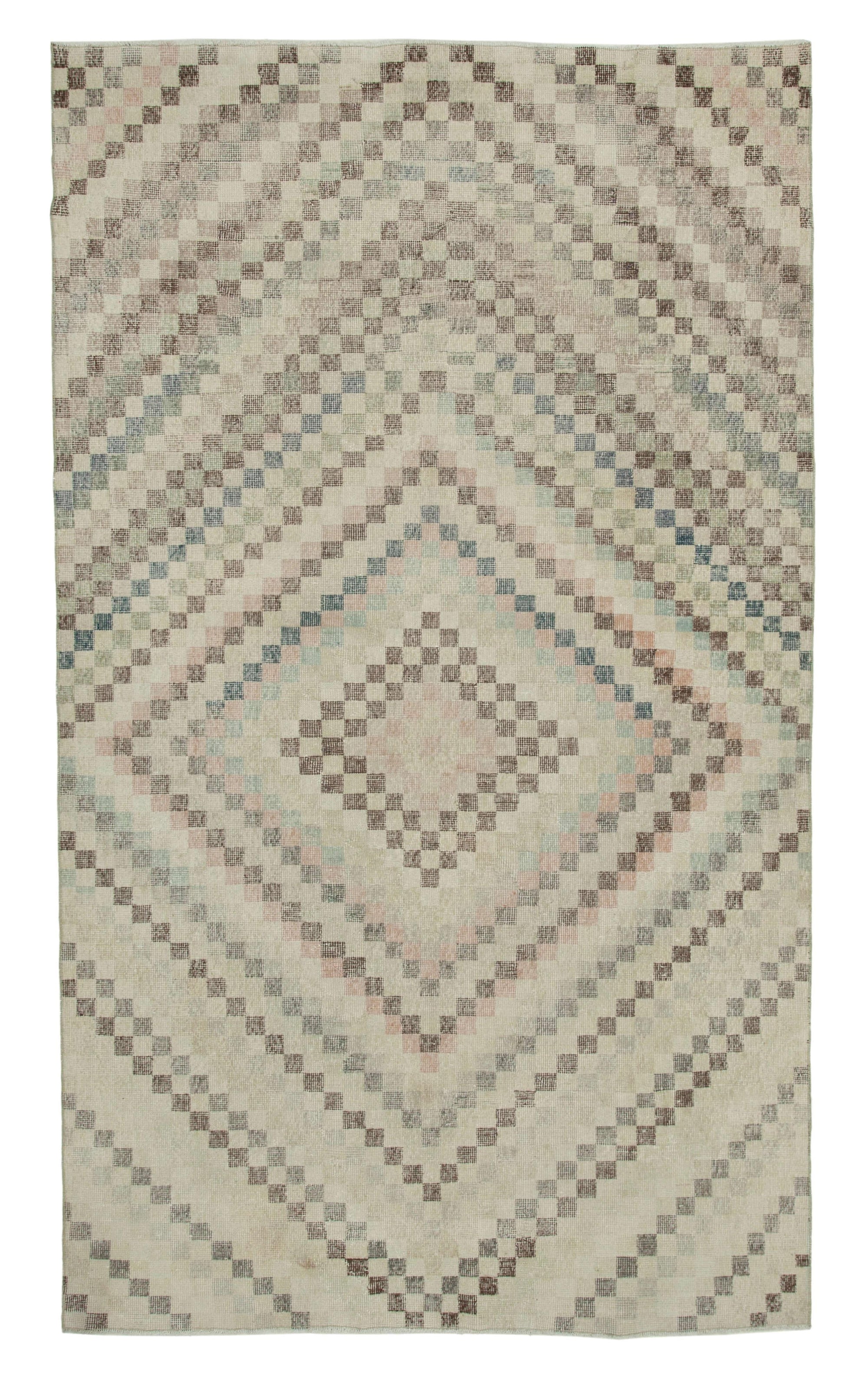 6 x 10 Beige Bohemian Rug  - 3223