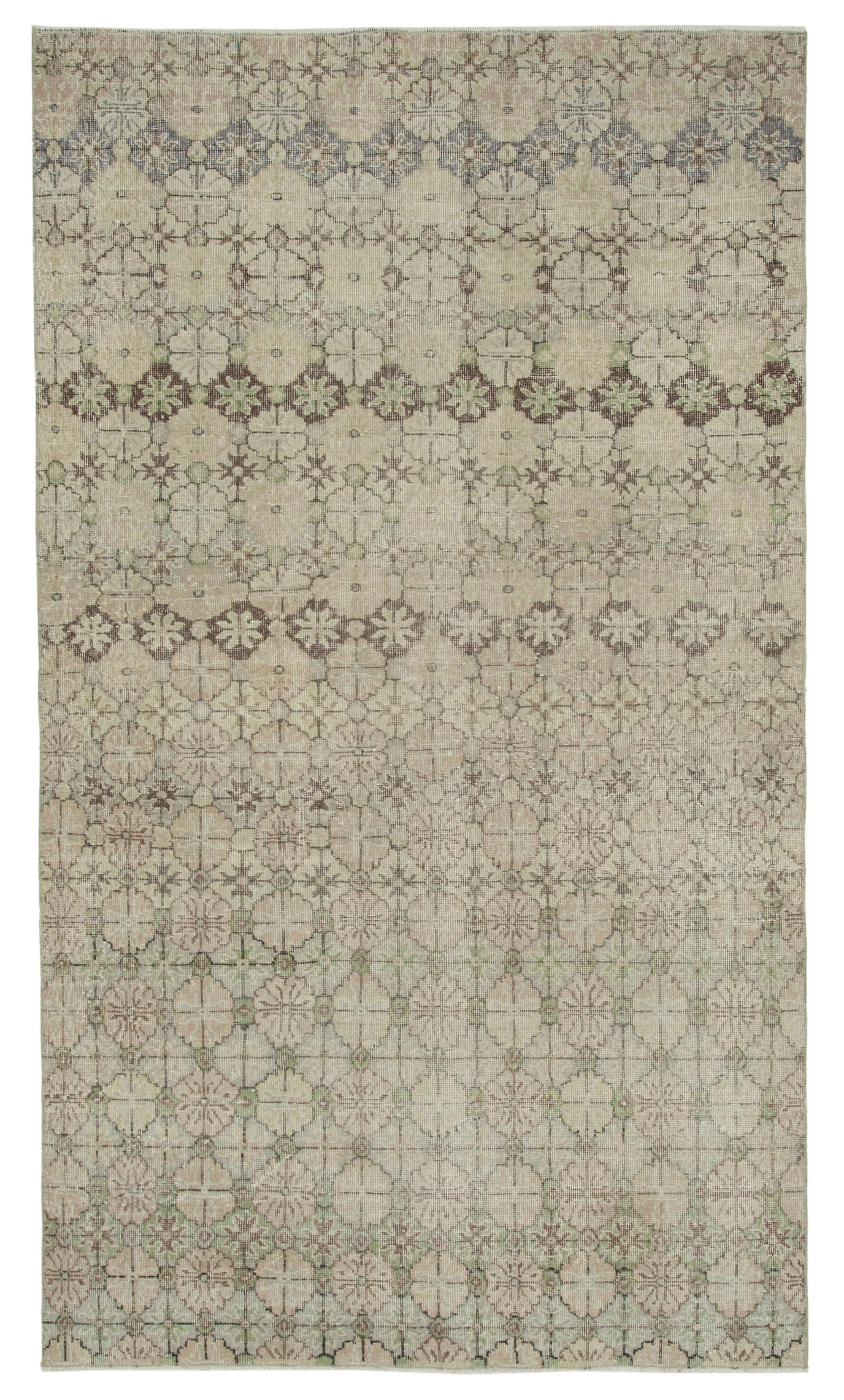 5 x 9 Beige Bohemian Rug  - 3246