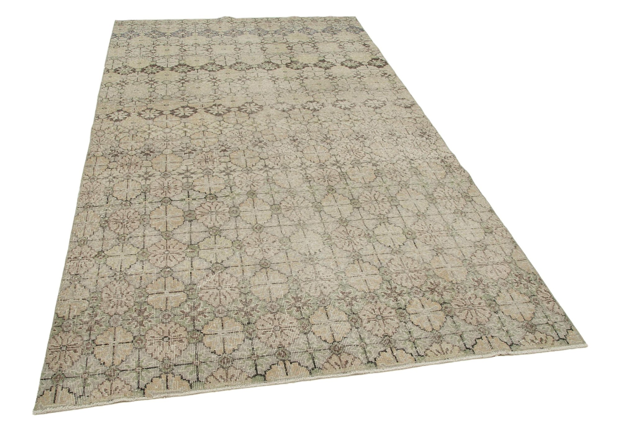 5 x 9 Beige Bohemian Rug  - 3246