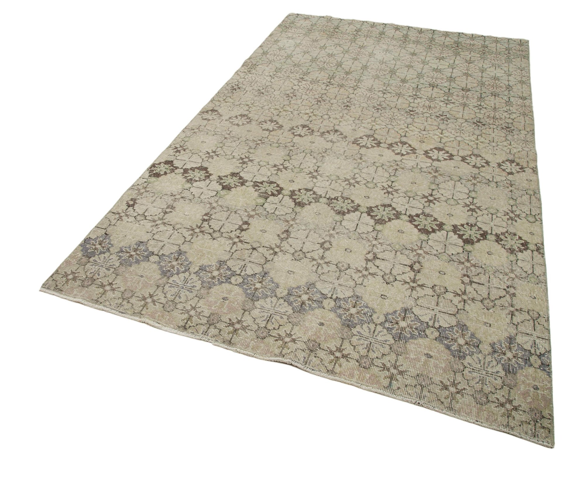 5 x 9 Beige Bohemian Rug  - 3246