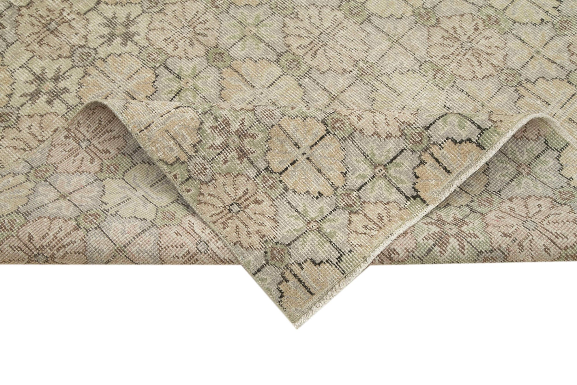 5 x 9 Beige Bohemian Rug  - 3246