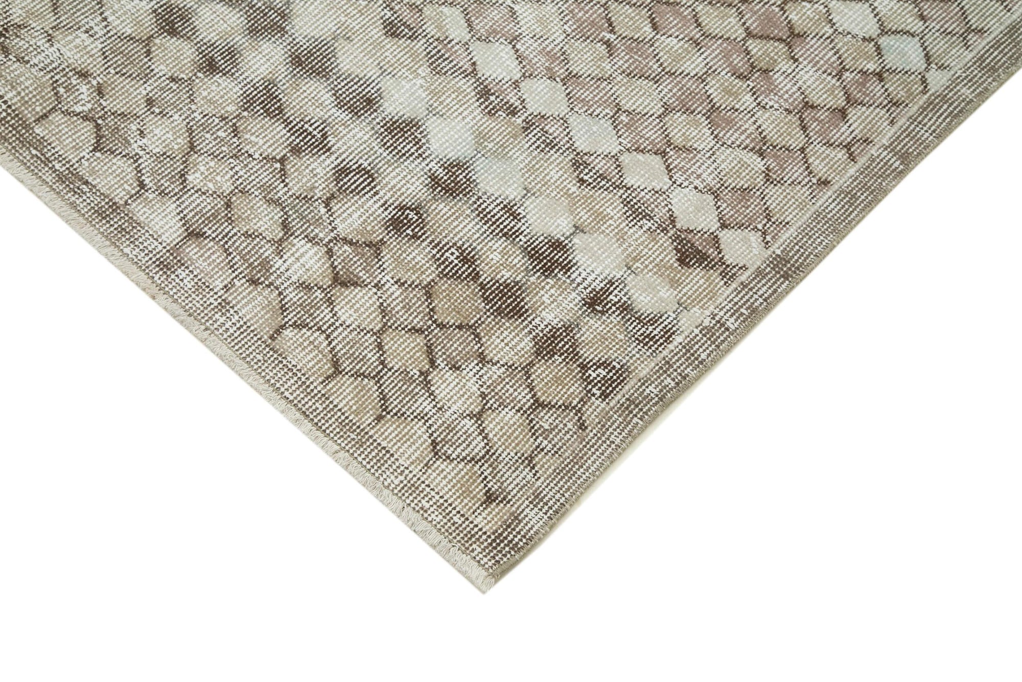 5 x 7 Beige Boho Rug - 3247