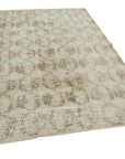 5 x 8 Beige Bohemian Rug  - 3249