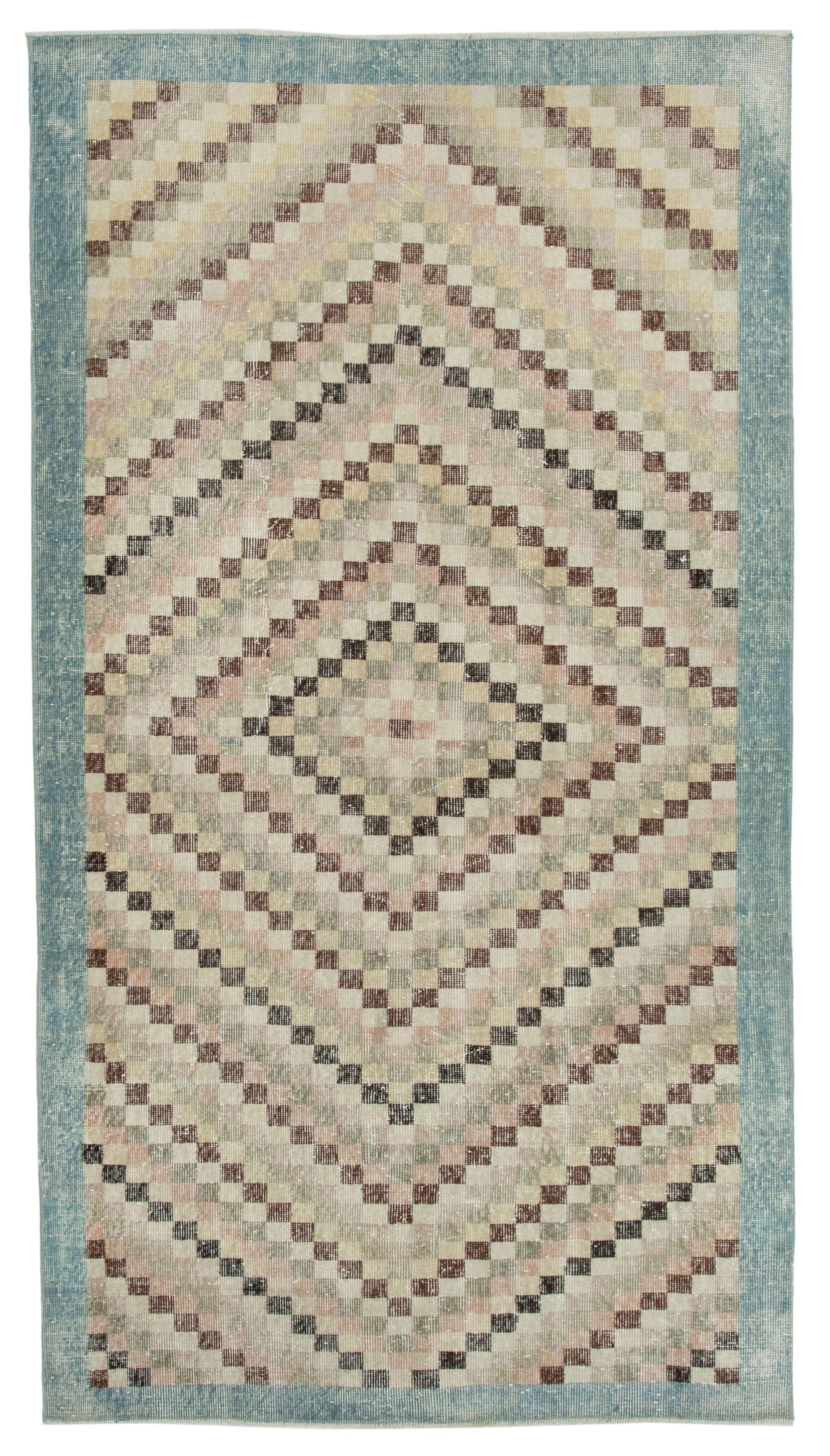 5 x 9 Beige Bohemian Rug  - 3251