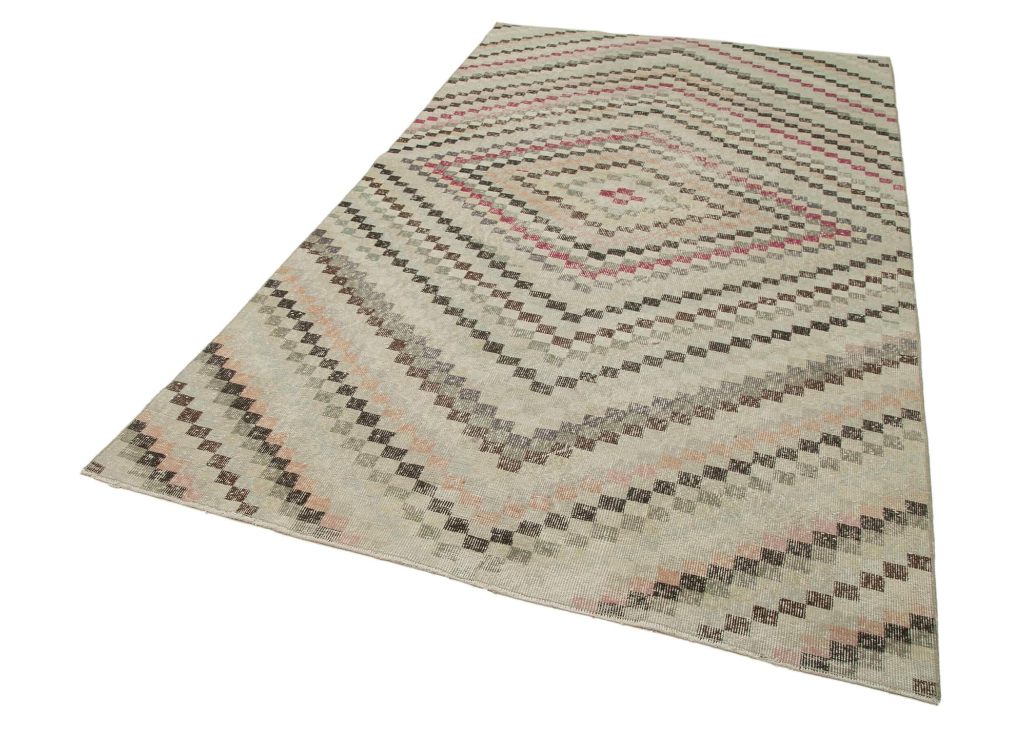 5 x 10 Beige Bohemian Rug  - 3252