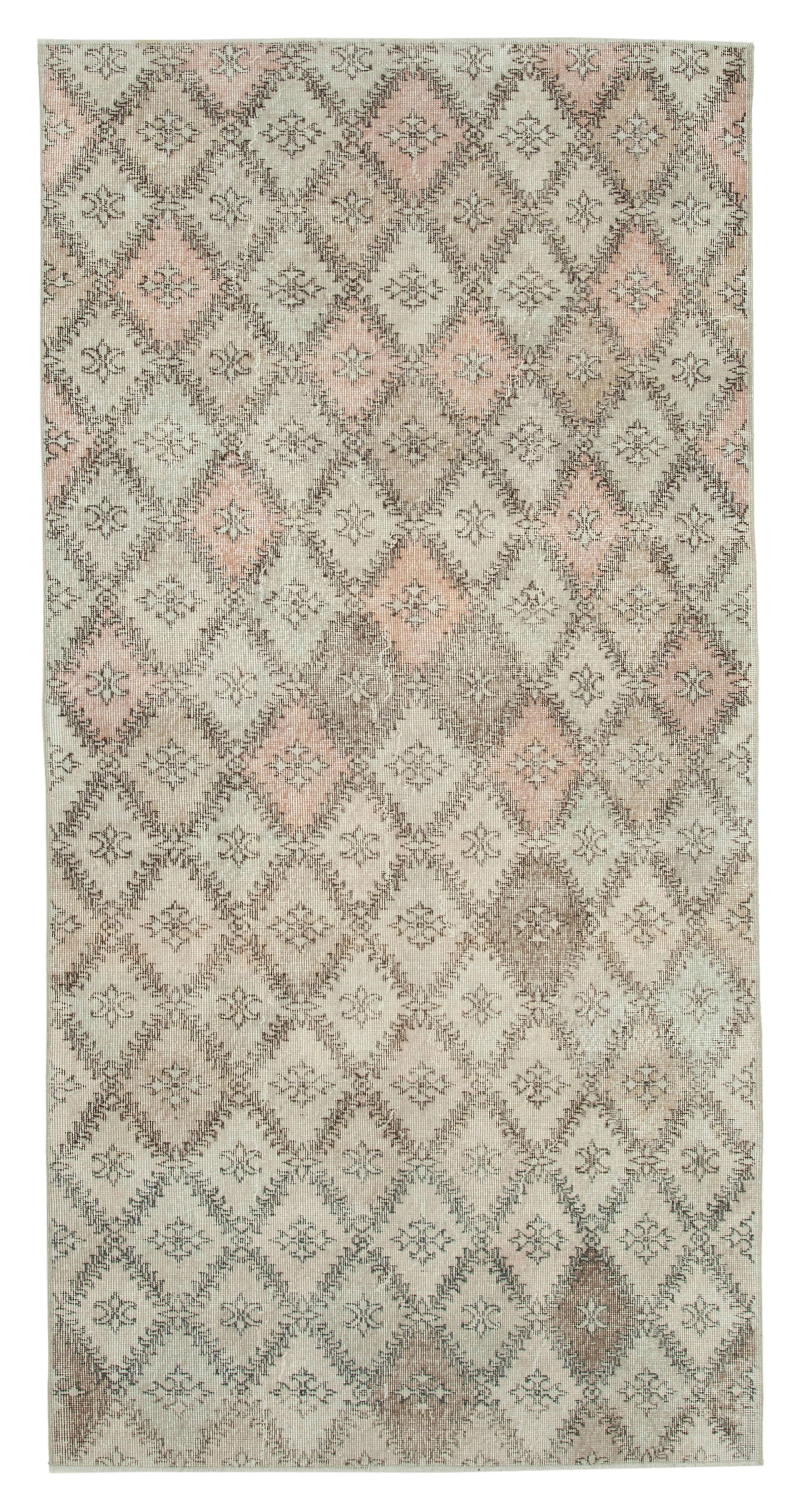 4 x 9 Beige Bohemian Rug  - 3254