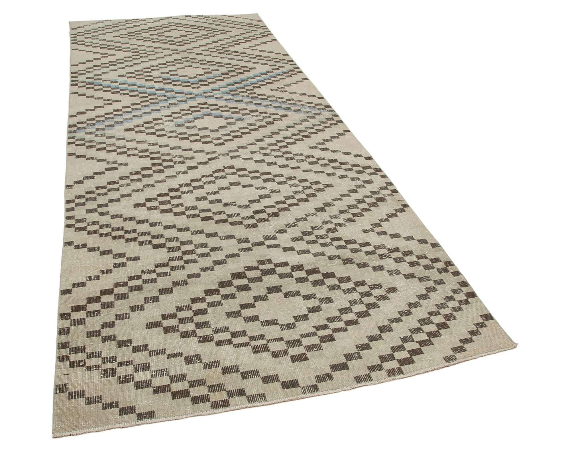 5 x 11 Beige Bohemian Runner Rug - 3256