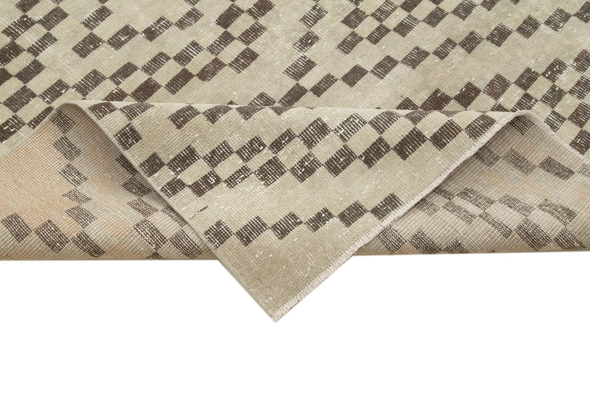 5 x 11 Beige Bohemian Runner Rug - 3256