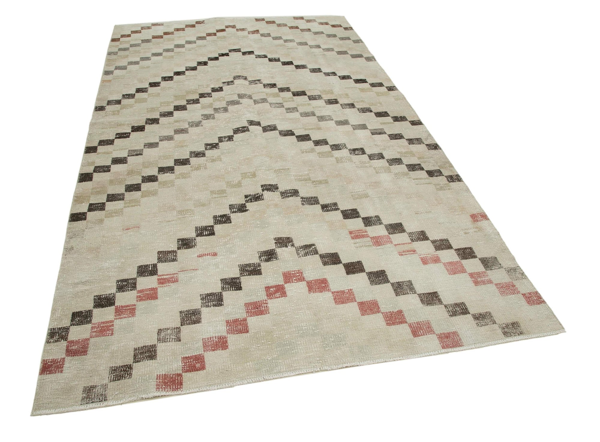 5 x 9 Beige Bohemian Rug  - 3257