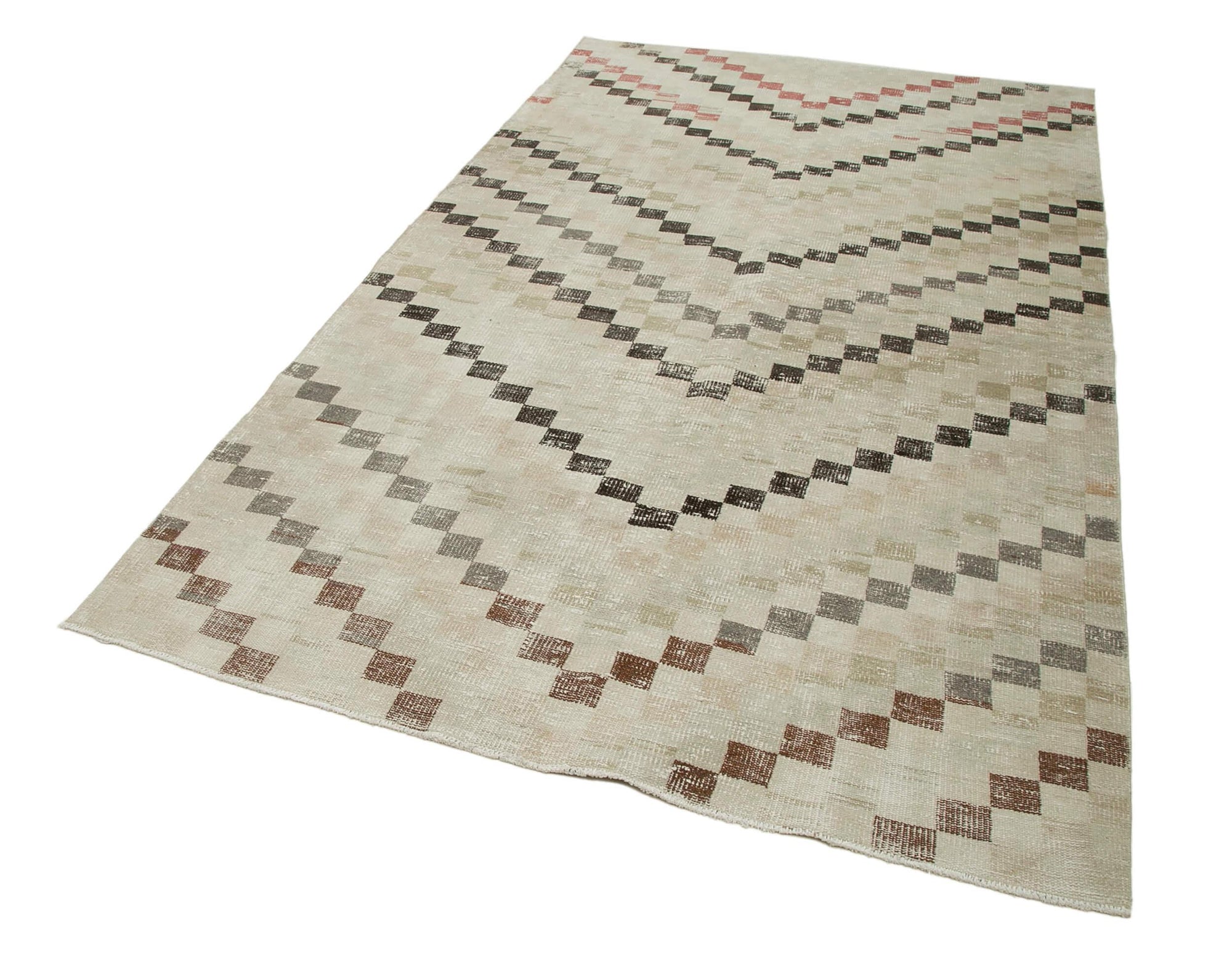 5 x 9 Beige Bohemian Rug  - 3257