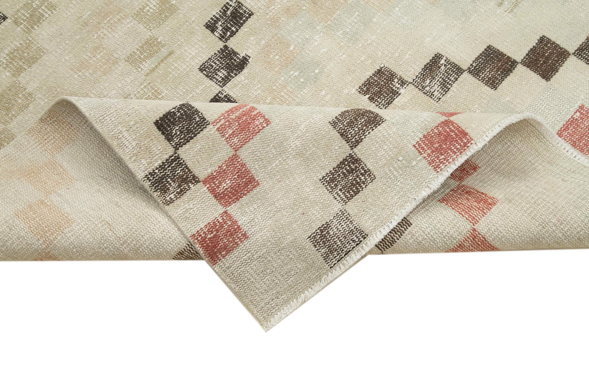 5 x 9 Beige Bohemian Rug  - 3257