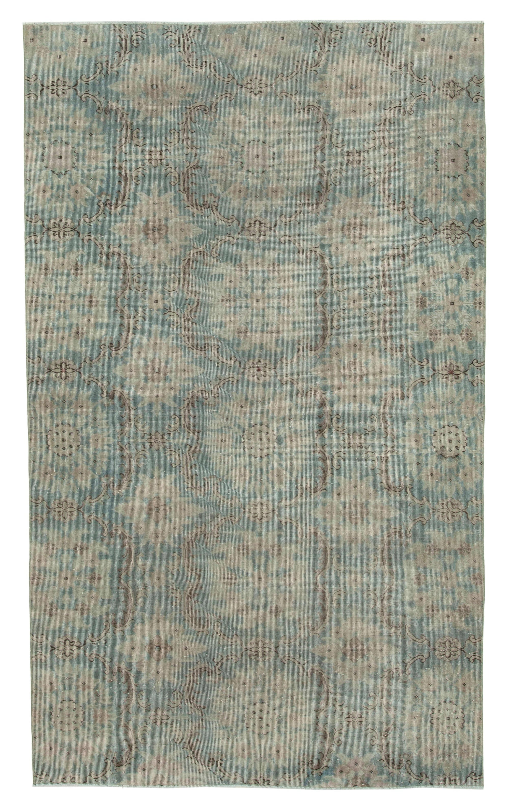 5 x 9 Blue Bohemian Rug  - 3266