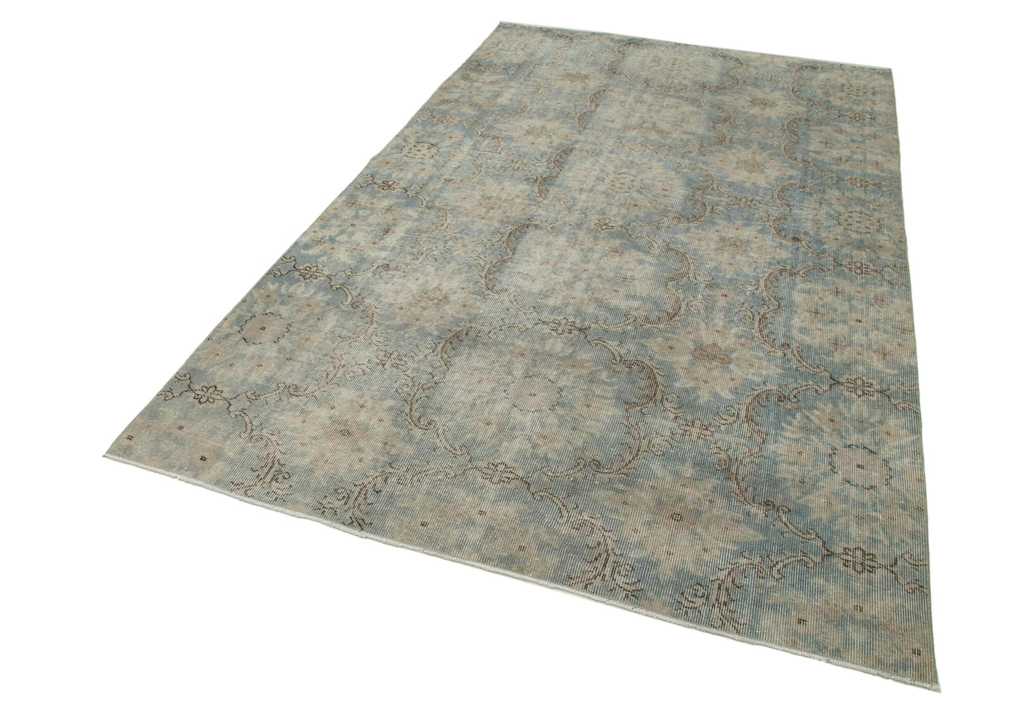 5 x 9 Blue Bohemian Rug  - 3266