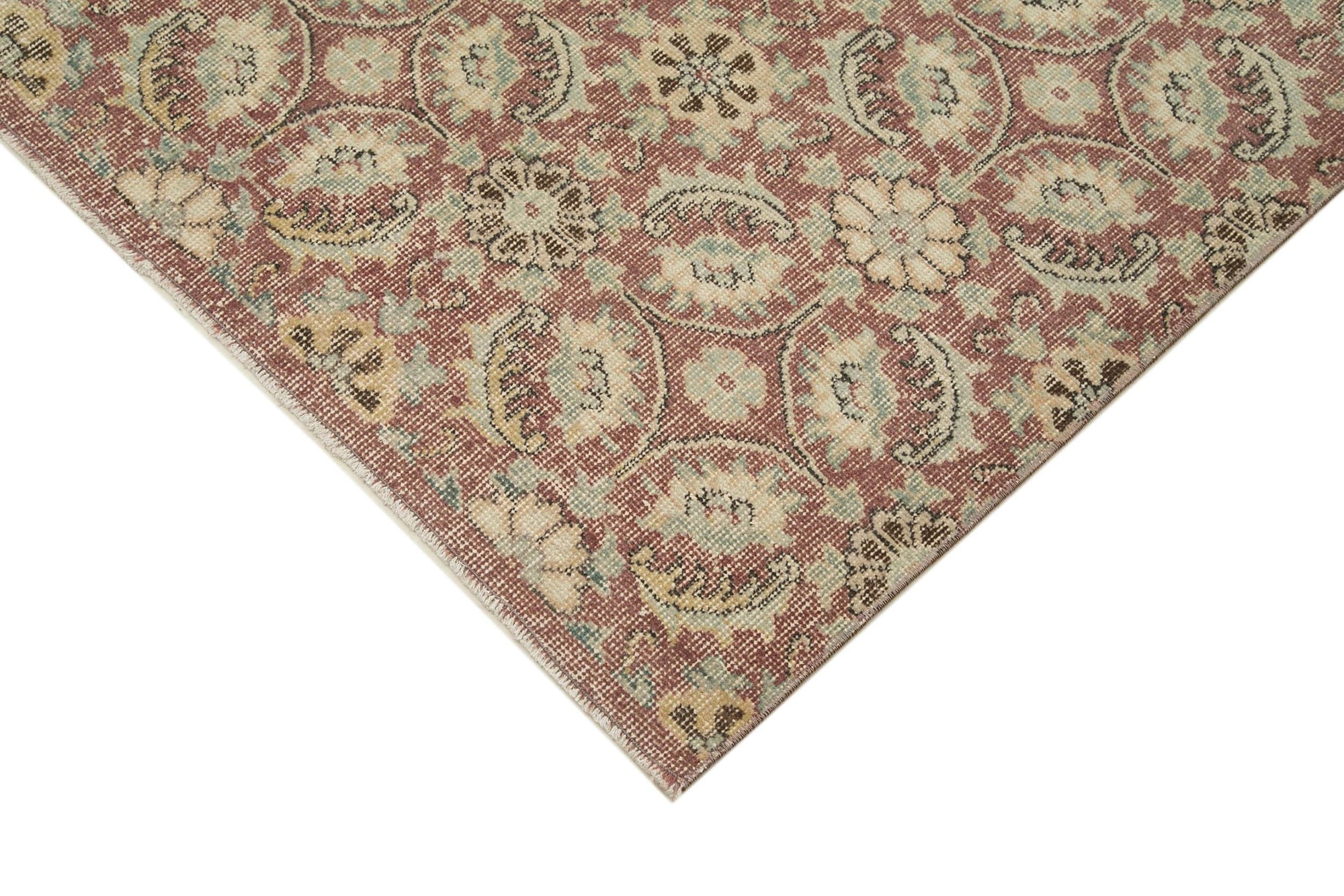 5 x 9 Red Bohemian Rug  - 3267