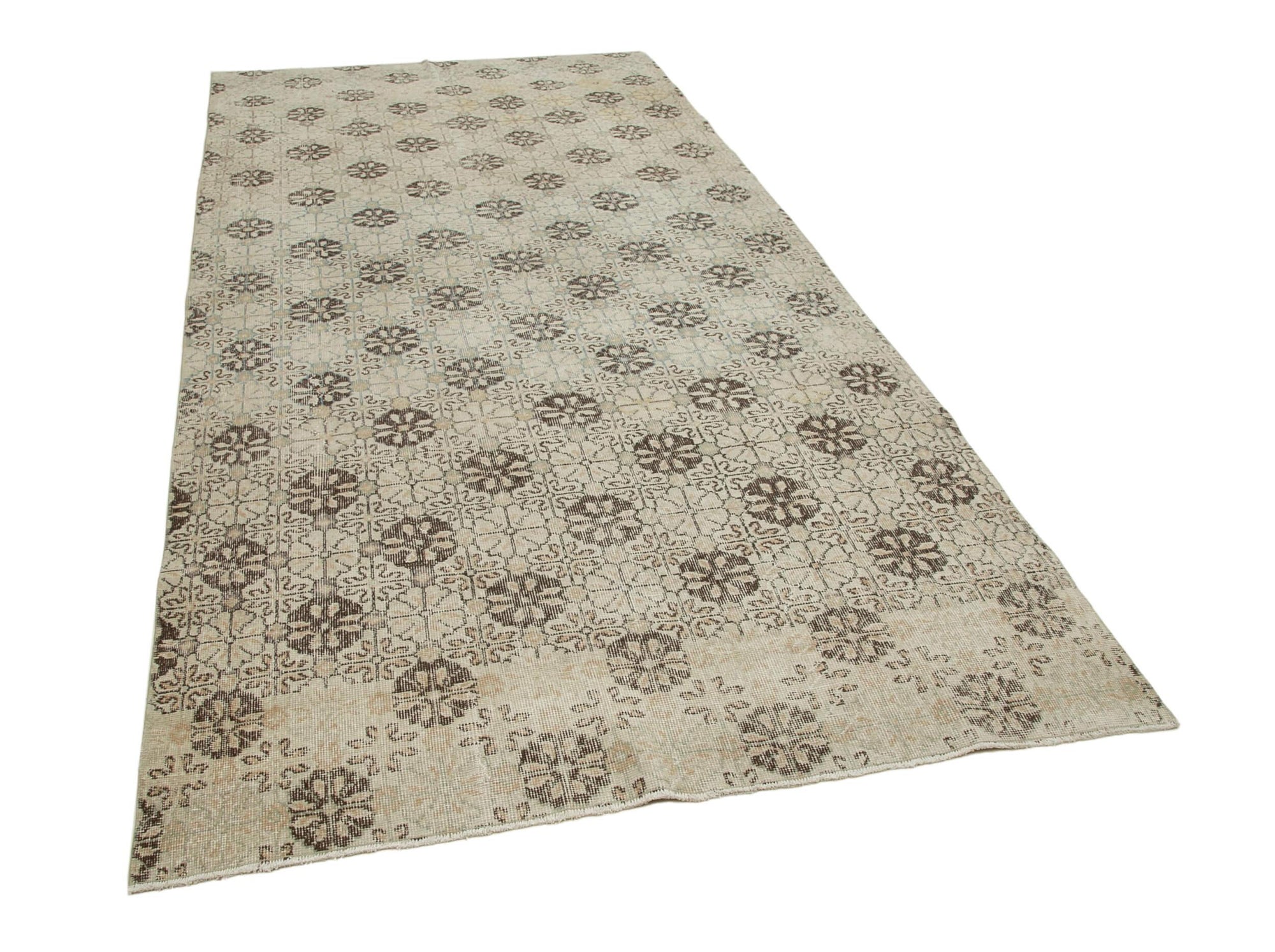 5 x 11 Beige Bohemian Rug  - 3277