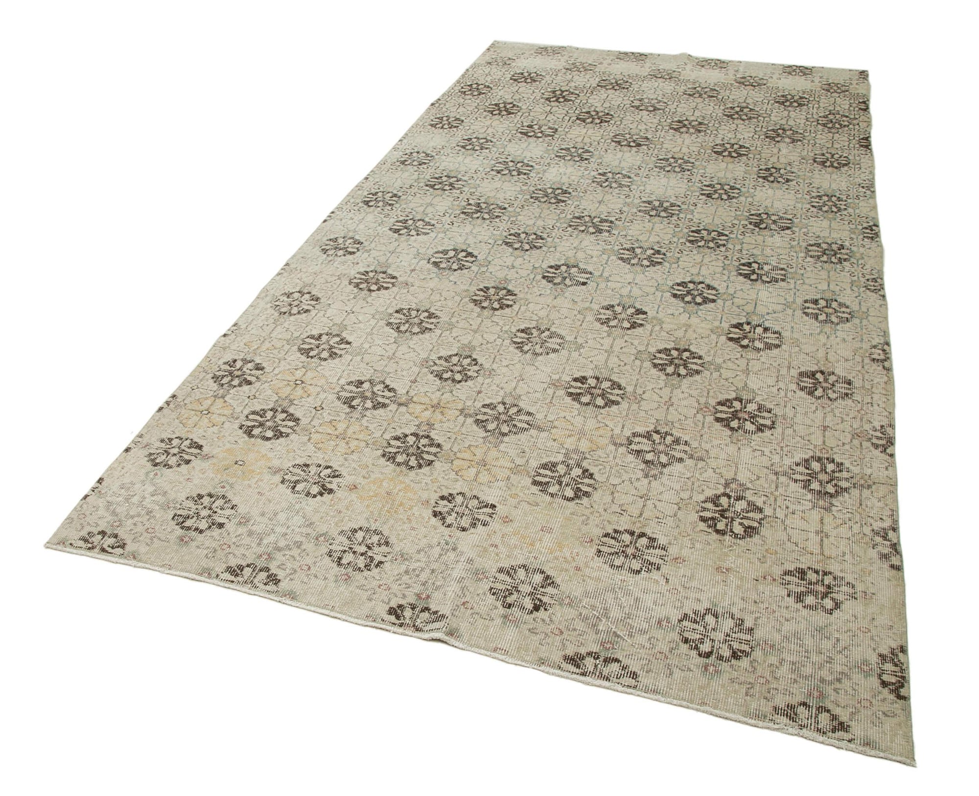 5 x 11 Beige Bohemian Rug  - 3277