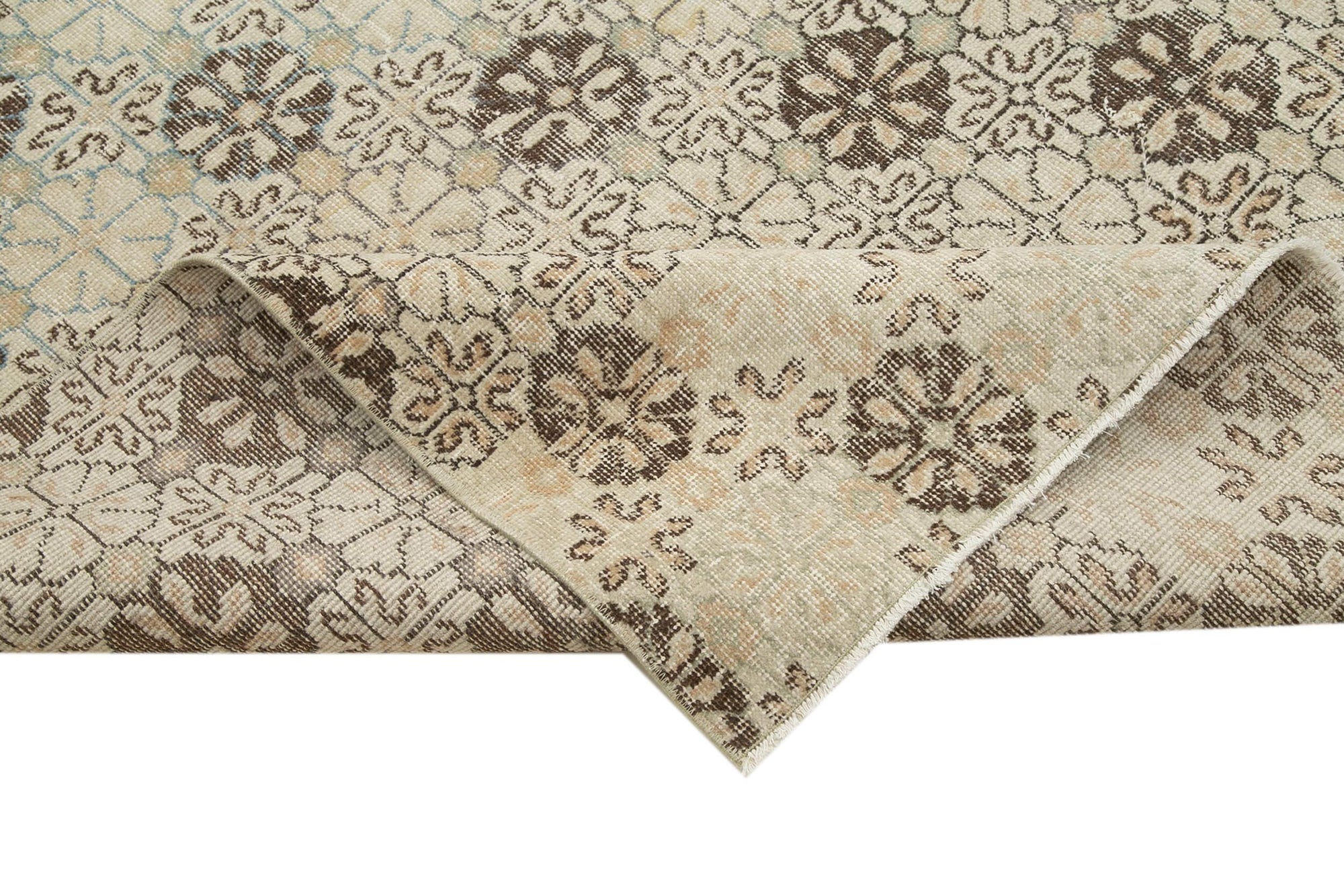 5 x 11 Beige Bohemian Rug  - 3277