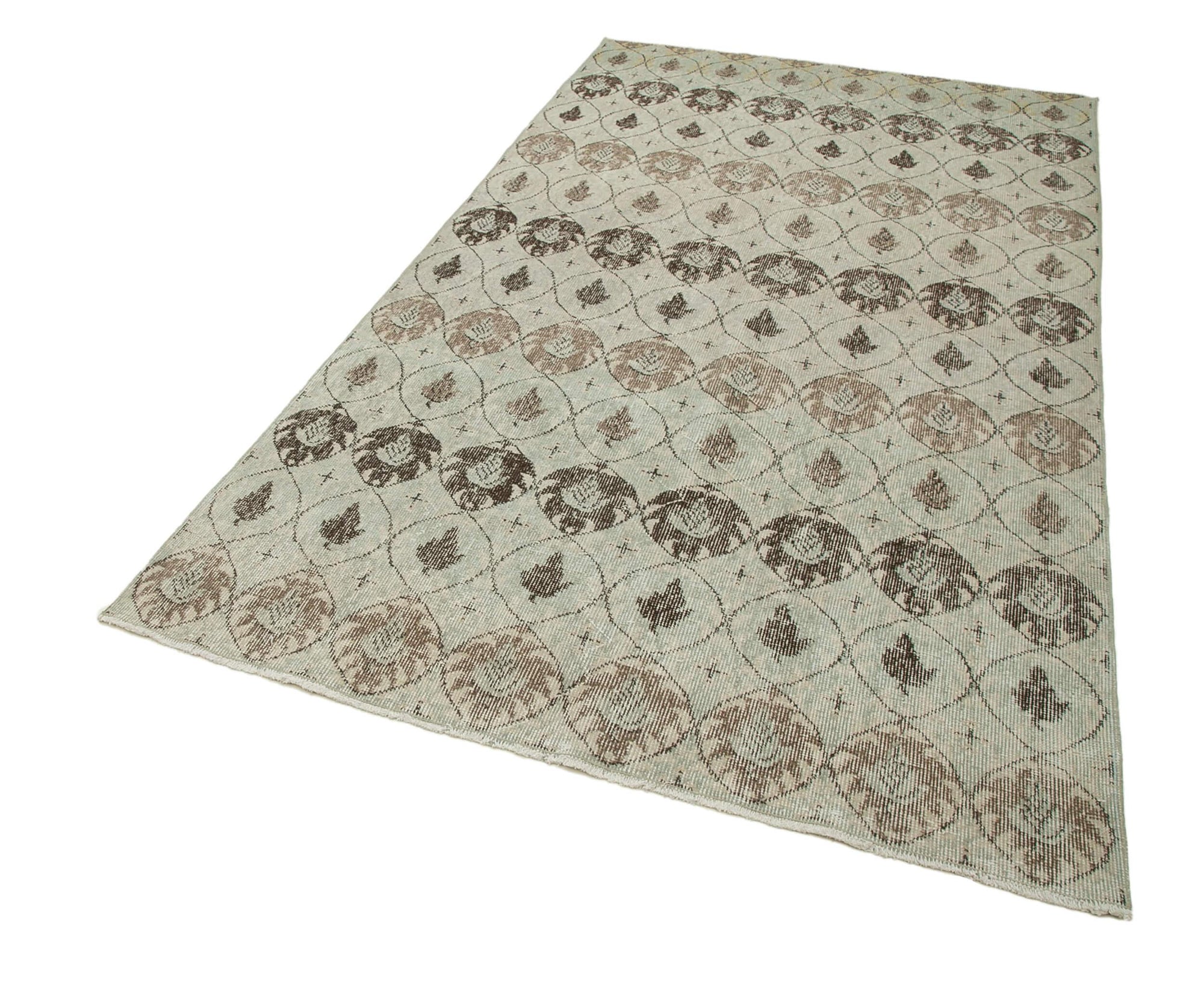 5 x 8 Beige Bohemian Rug  - 3280