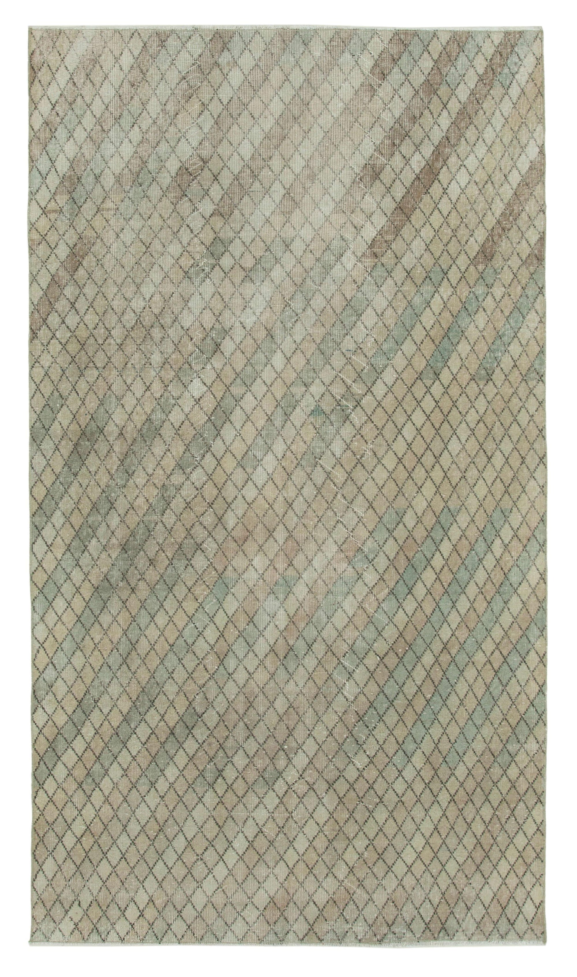 5 x 8 Beige Bohemian Rug  - 3282