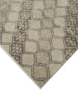 4 x 11 Beige Bohemian Runner Rug - 3286