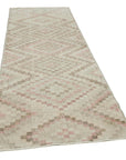 4 x 10 Beige Bohemian Runner Rug - 3288