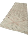 4 x 10 Beige Bohemian Runner Rug - 3288