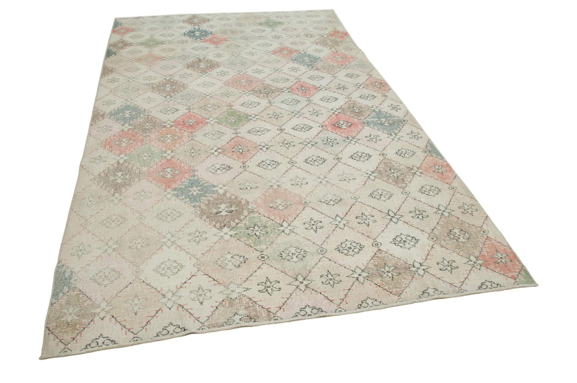 6 x 10 Beige Bohemian Rug  - 3291