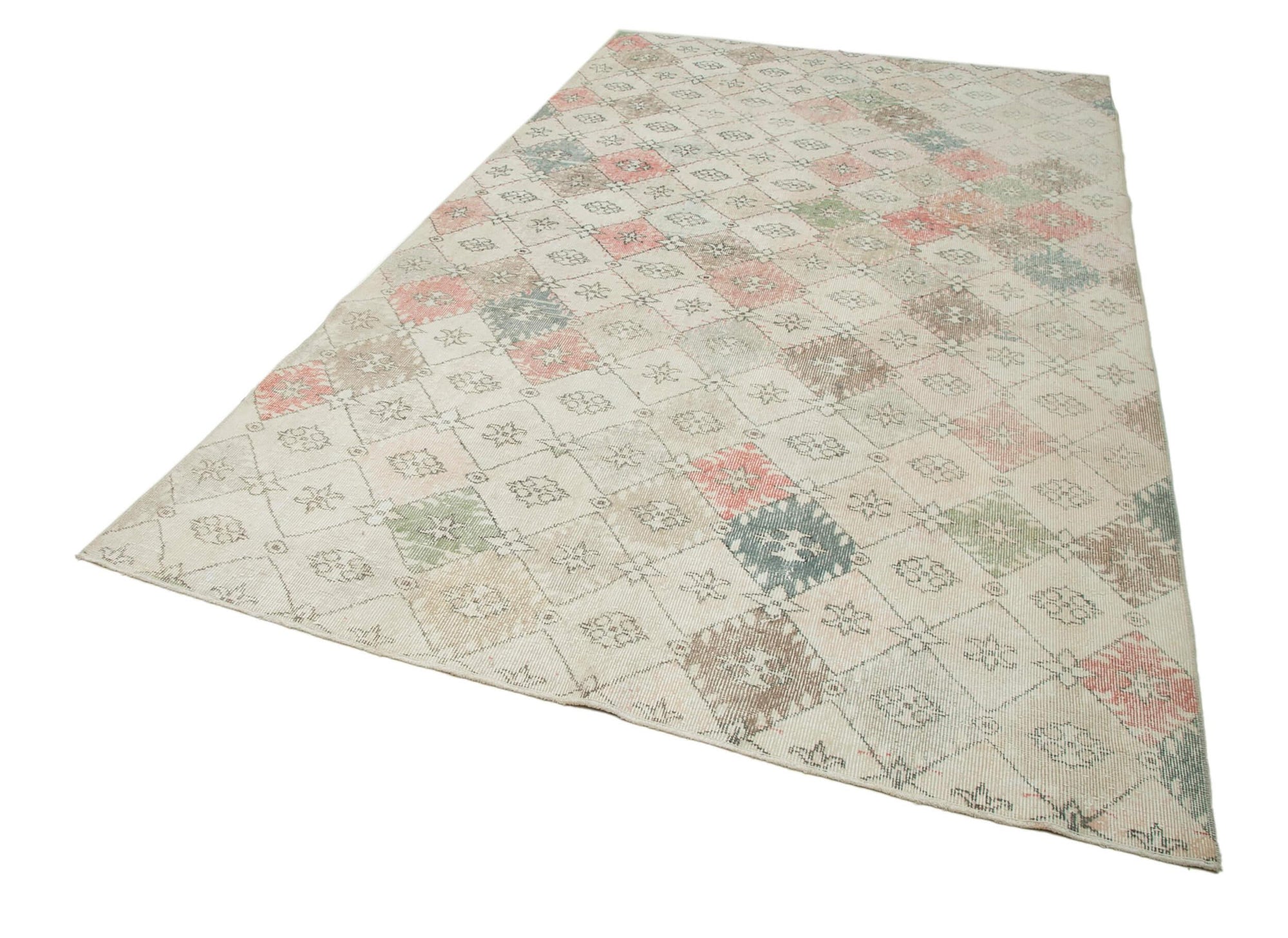 6 x 10 Beige Bohemian Rug  - 3291