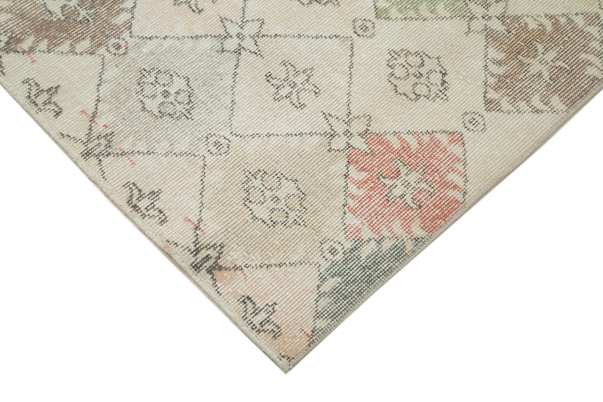 6 x 10 Beige Bohemian Rug  - 3291