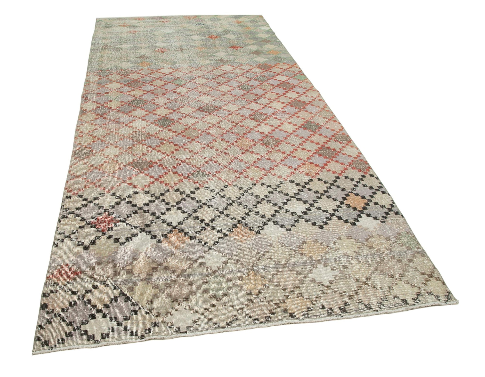 5 x 11 Beige Bohemian Rug  - 3299