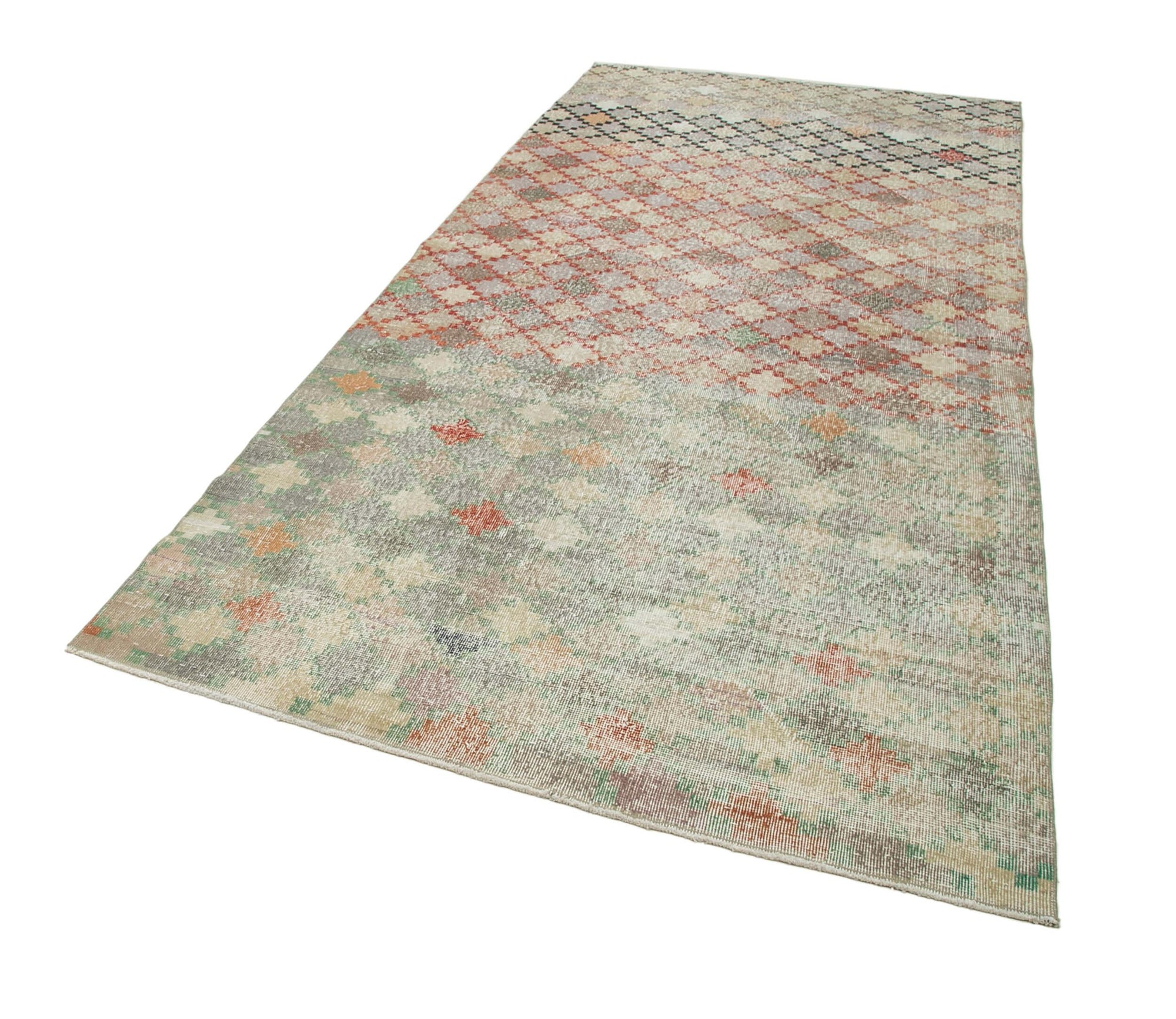 5 x 11 Beige Bohemian Rug  - 3299