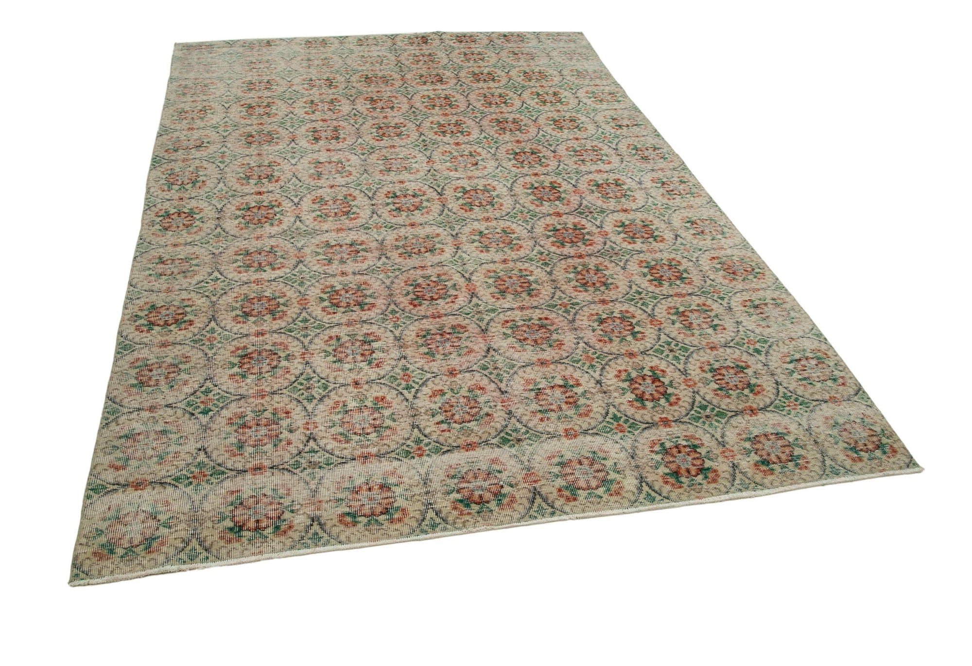 6 x 9 Beige Bohemian Rug  - 3300