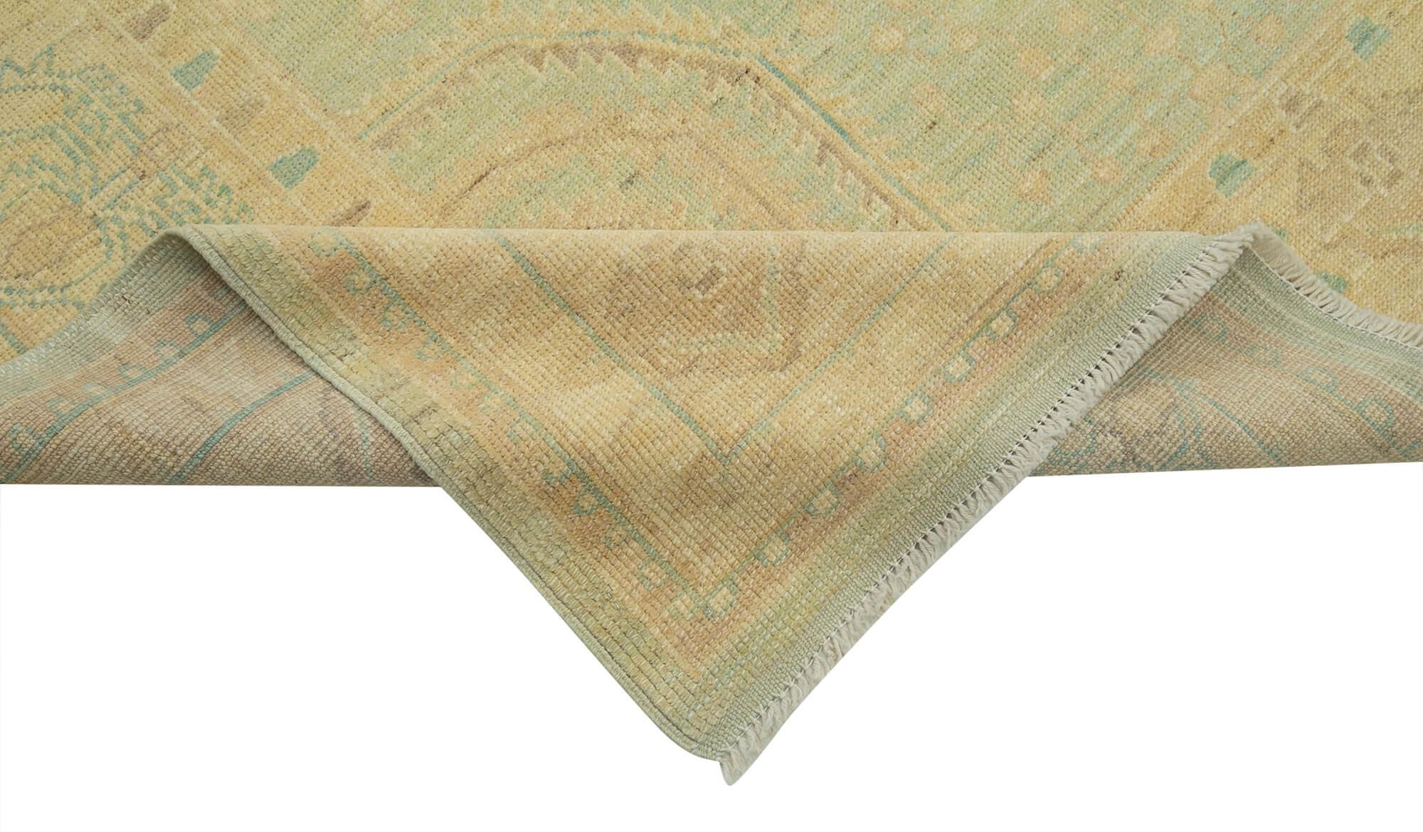 9 x 12 Green Oushak Rug - 3302