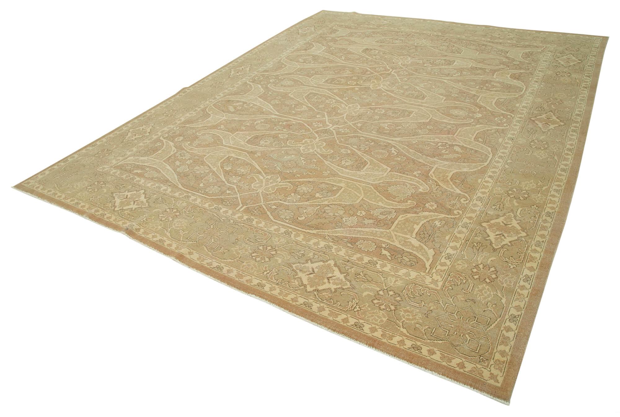 9 x 11 Brown Oushak Rug - 3303